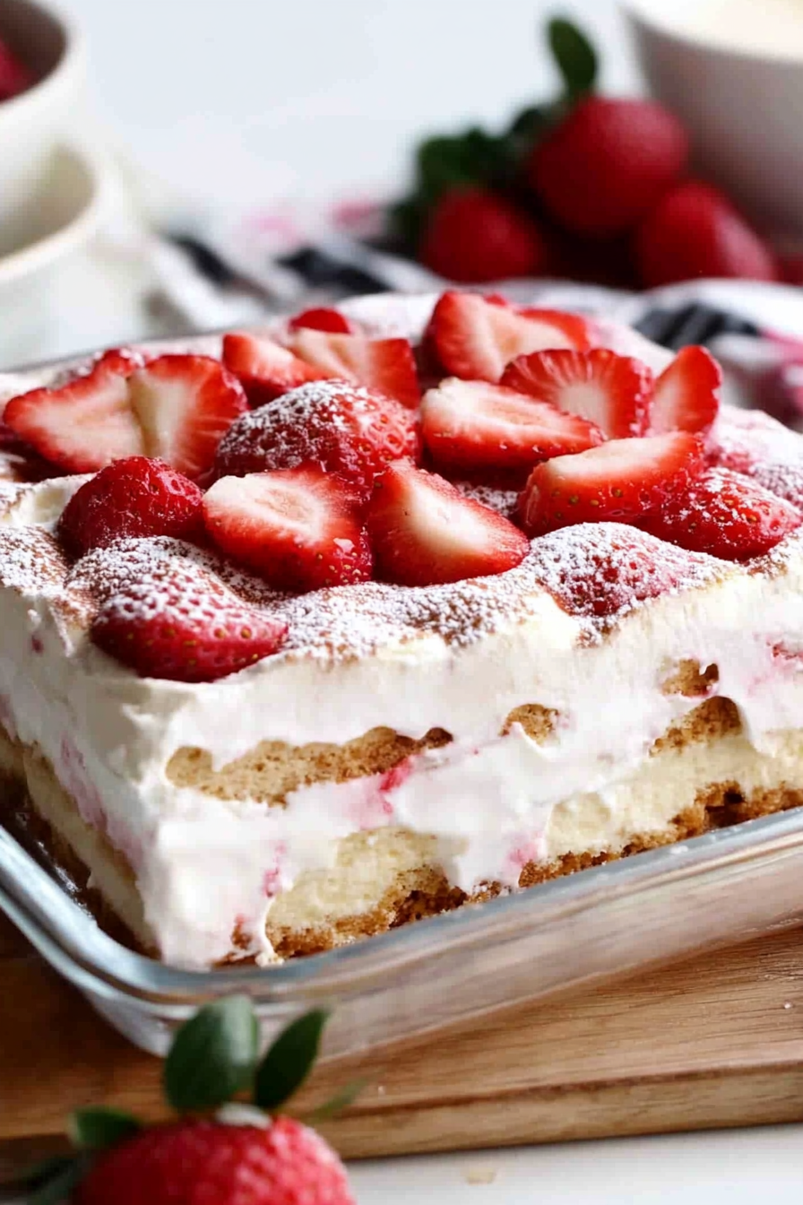 Tiramisu à la Fraise