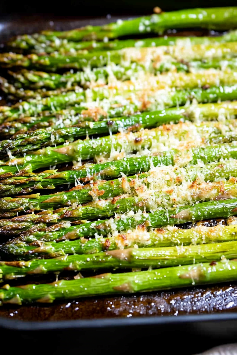 Air Fryer Asparagus Recipe Final Dish Presentation