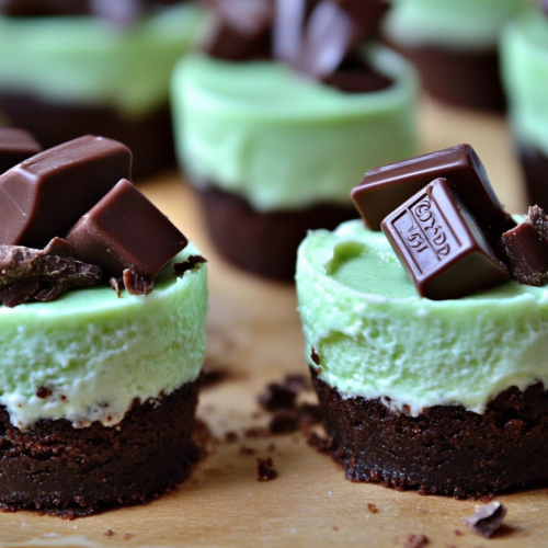Andes Mint Mini Cheesecakes Recipe