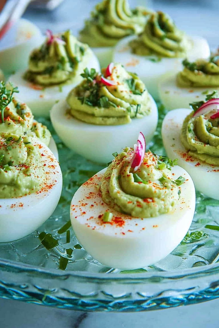 Avocado Deviled Eggs Recipe