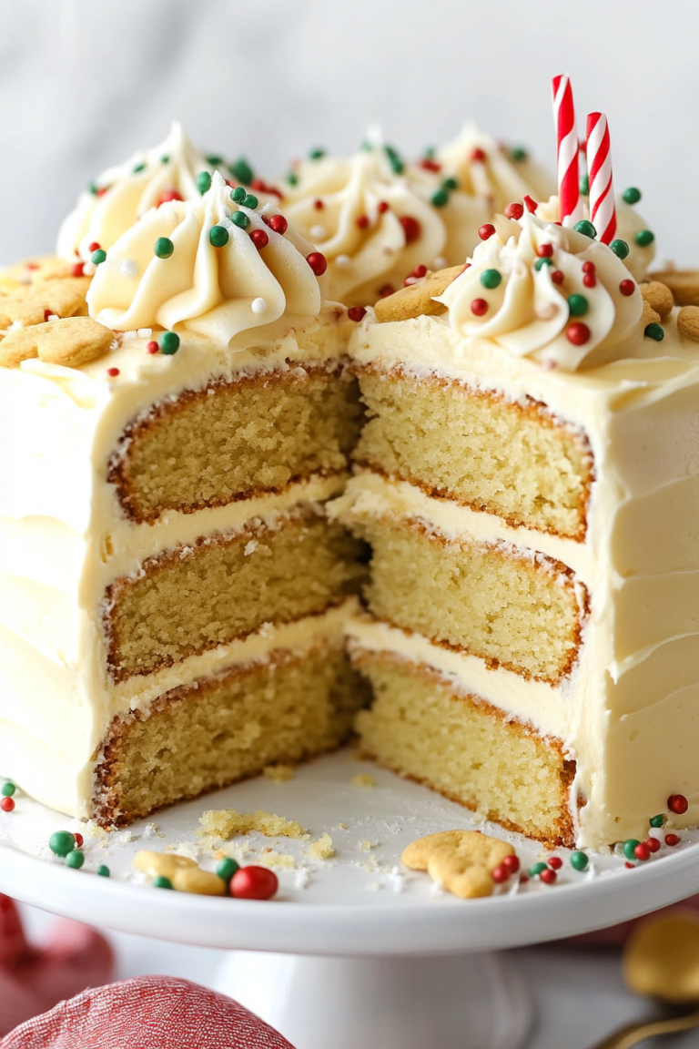 Baileys Vanilla Cookie Layer Cake with Frosting Recipe