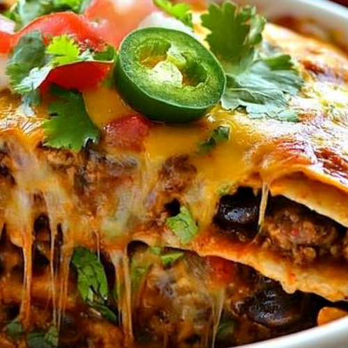Beef Enchilada Casserole Recipe