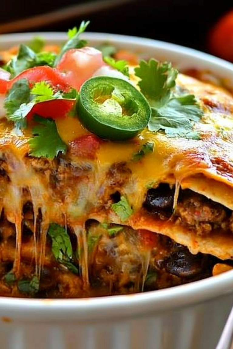 Beef Enchilada Casserole Recipe