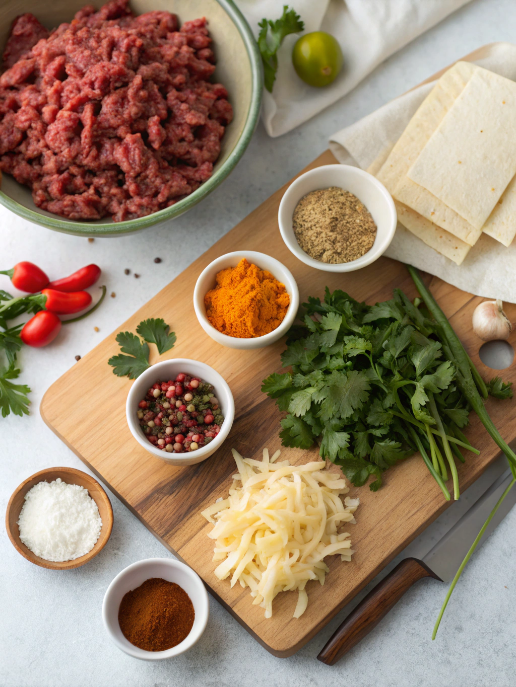 Beef Enchilada Casserole Recipe ingredients