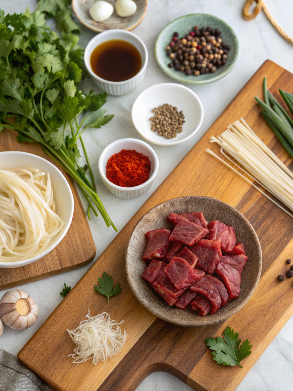 Beef Noodle Soup Recipe ingredients