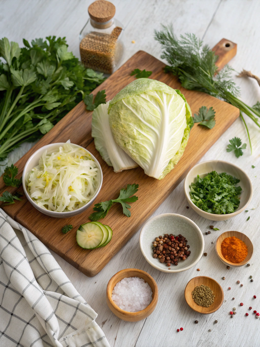 Braised Cabbage Recipe ingredients
