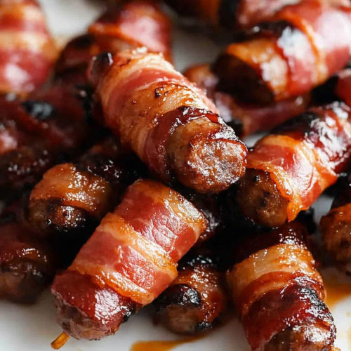 Brown Sugar Bacon Wrapped Little Smokies Recipe