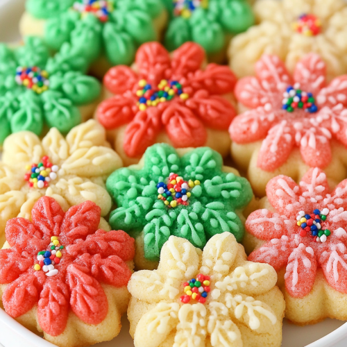 Buttery Classic Spritz Cookies Recipe