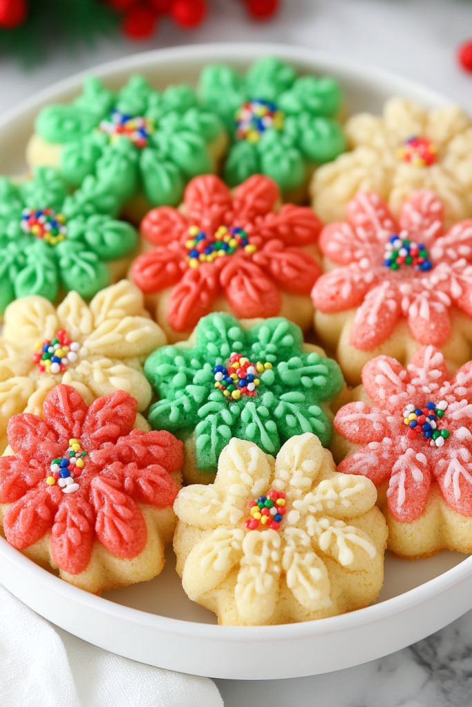 Buttery Classic Spritz Cookies Recipe