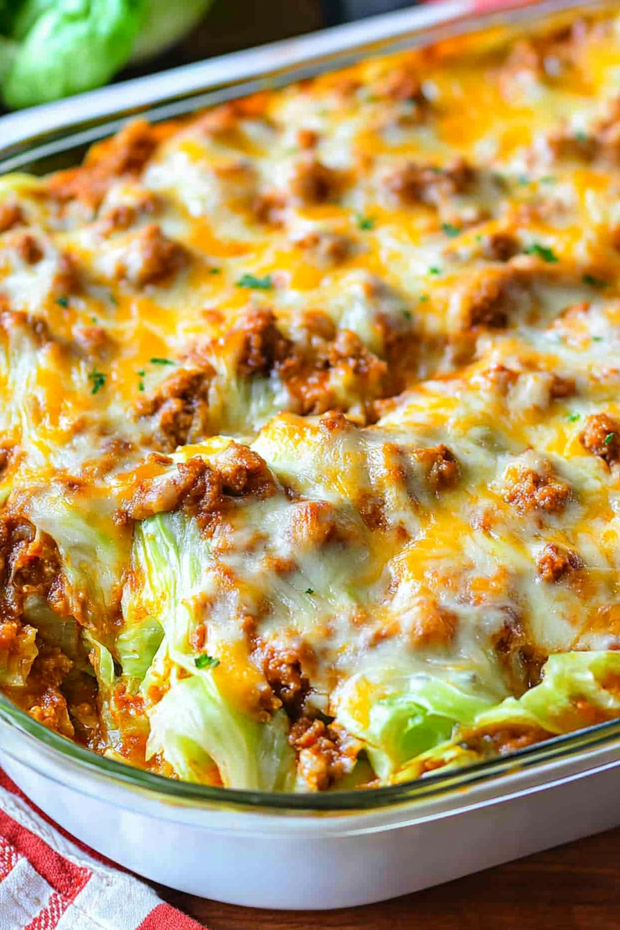 Cabbage Roll Casserole Recipe Final Dish Presentation