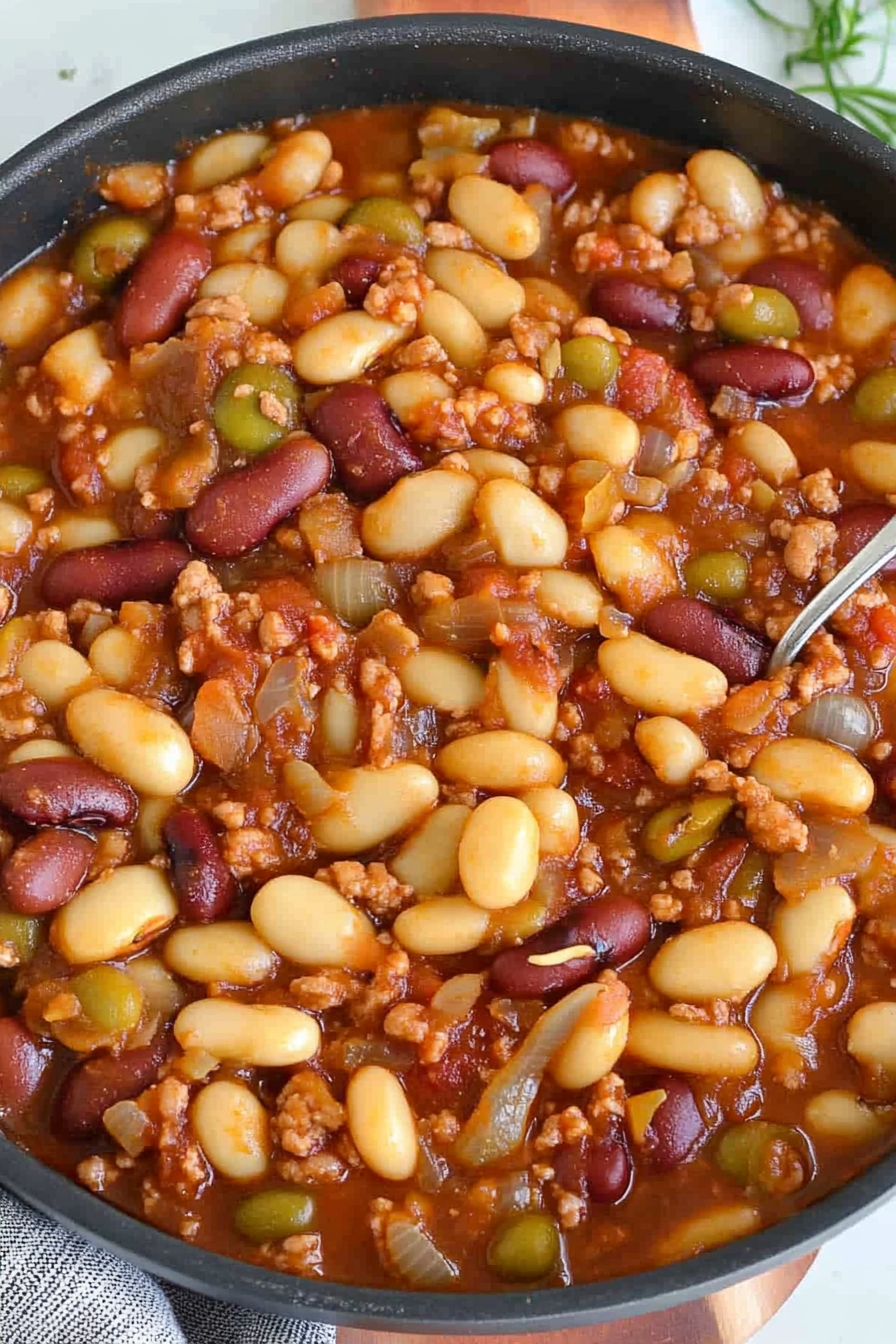 Calico Beans Recipe Final Dish Presentation