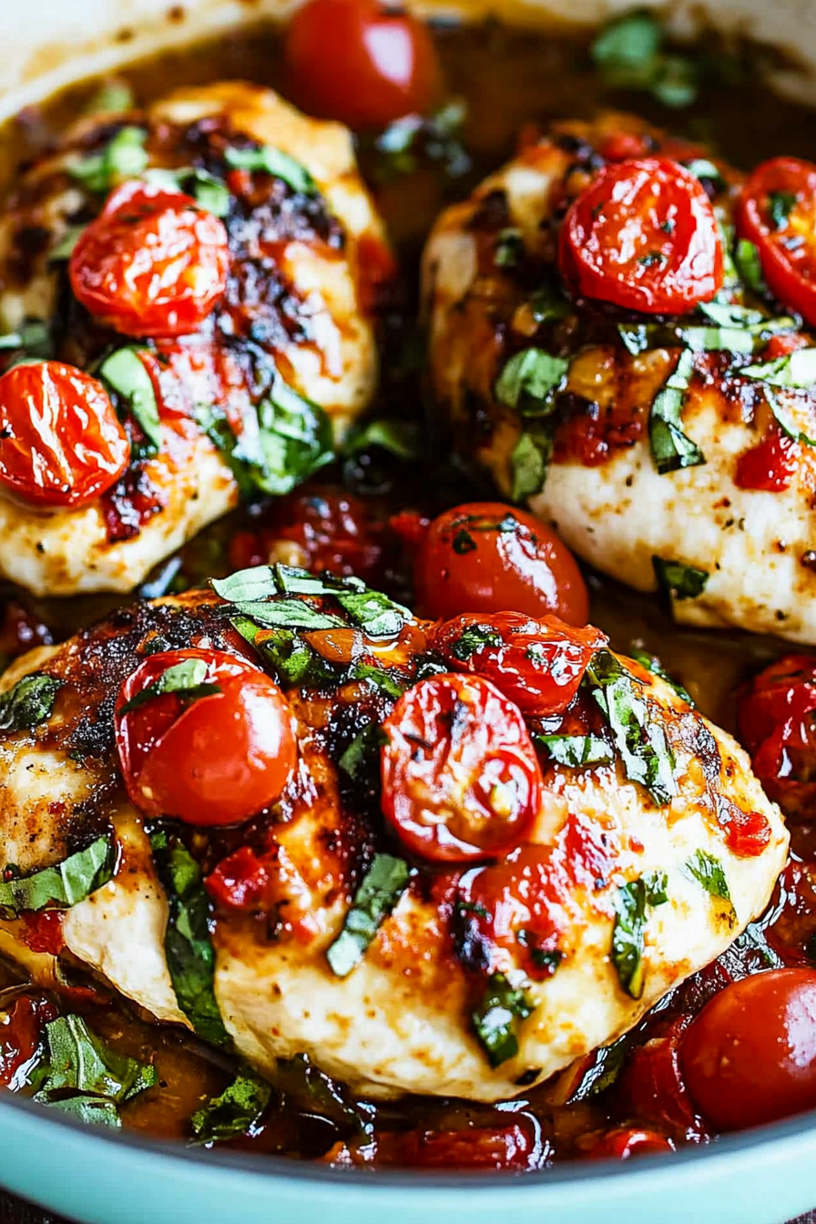 Caprese Chicken Recipe Final Dish Presentation