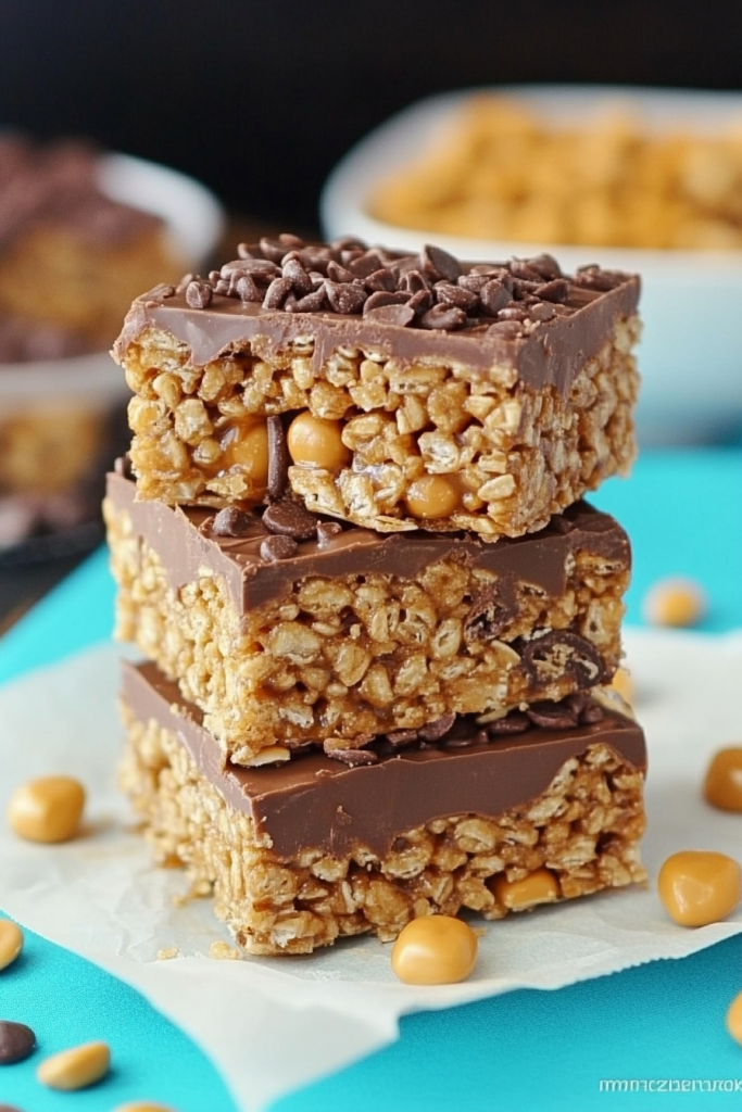 Caramel Rolo Rice Krispie Treats Recipe