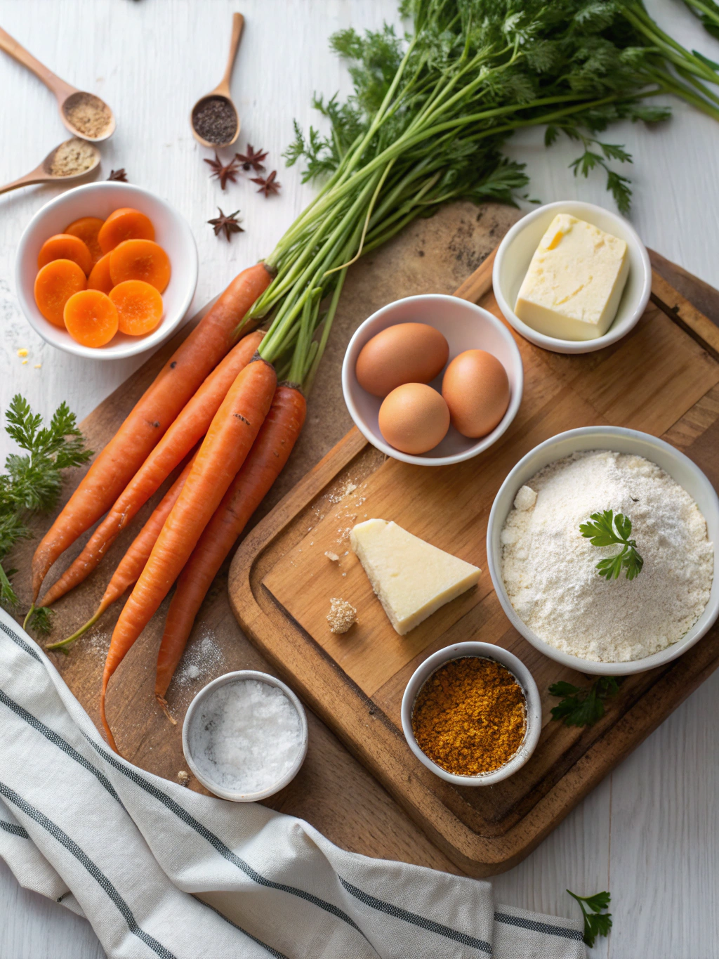 Carrot Souffle Recipe  ingredients