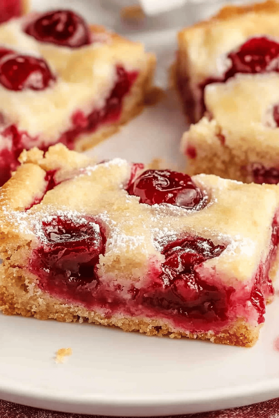 Cherry Pie Bars Recipe