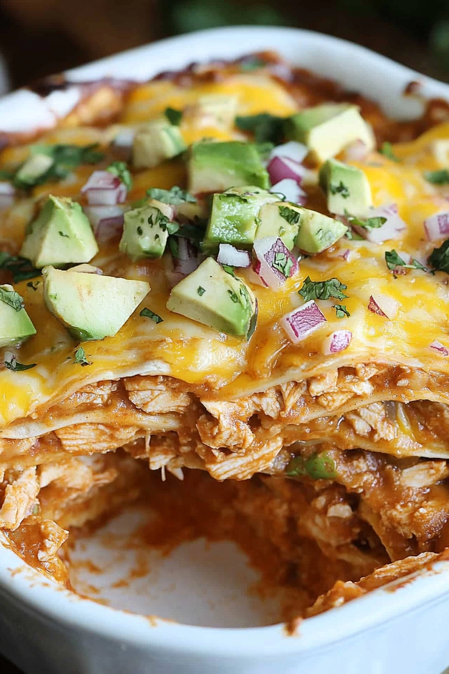 Chicken Enchilada Casserole Recipe
