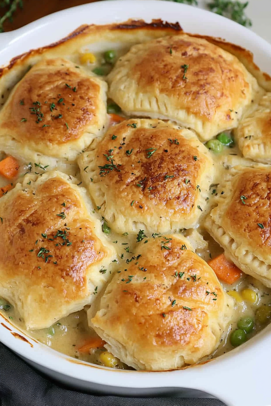 Chicken Pot Pie Casserole Recipe  Final Dish Presentation