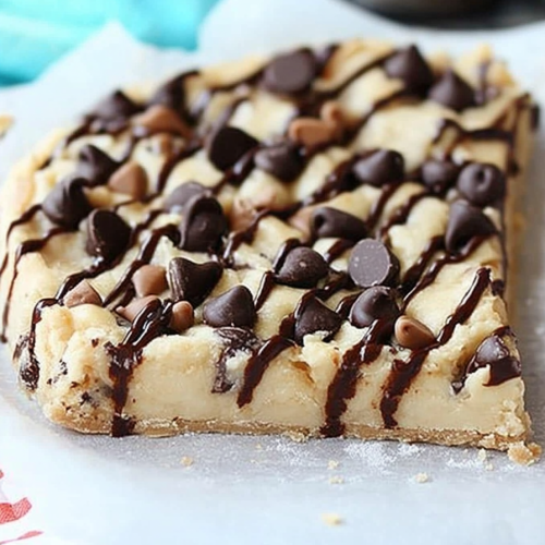 Chocolate Chip Cookie Dough Pizza Recipe