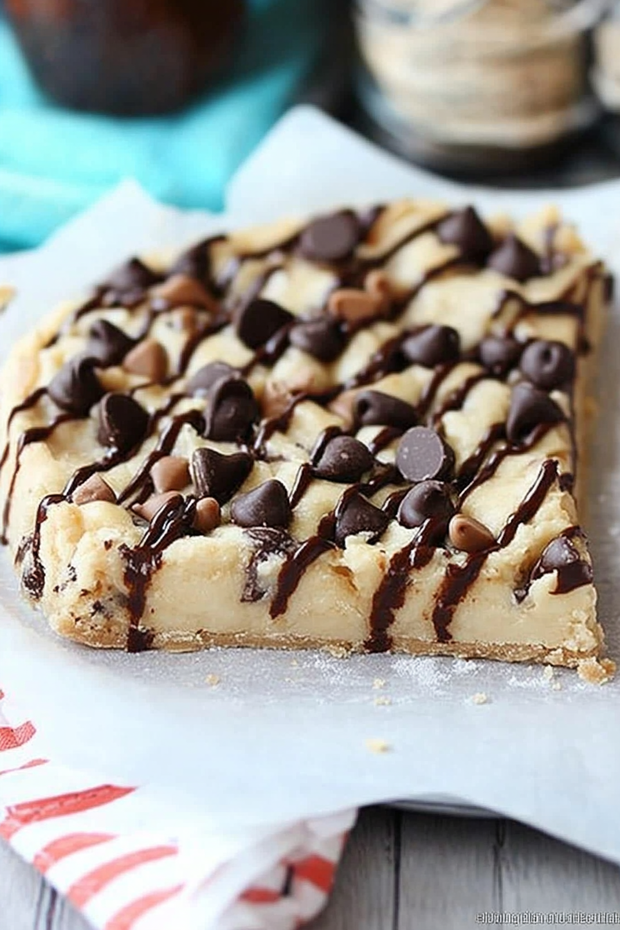 Chocolate Chip Cookie Dough Pizza Recipe