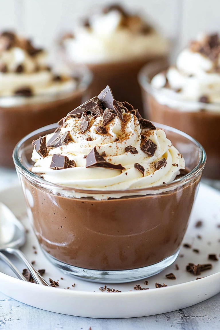 Chocolate Mousse with Cookie Crumbles Recipe