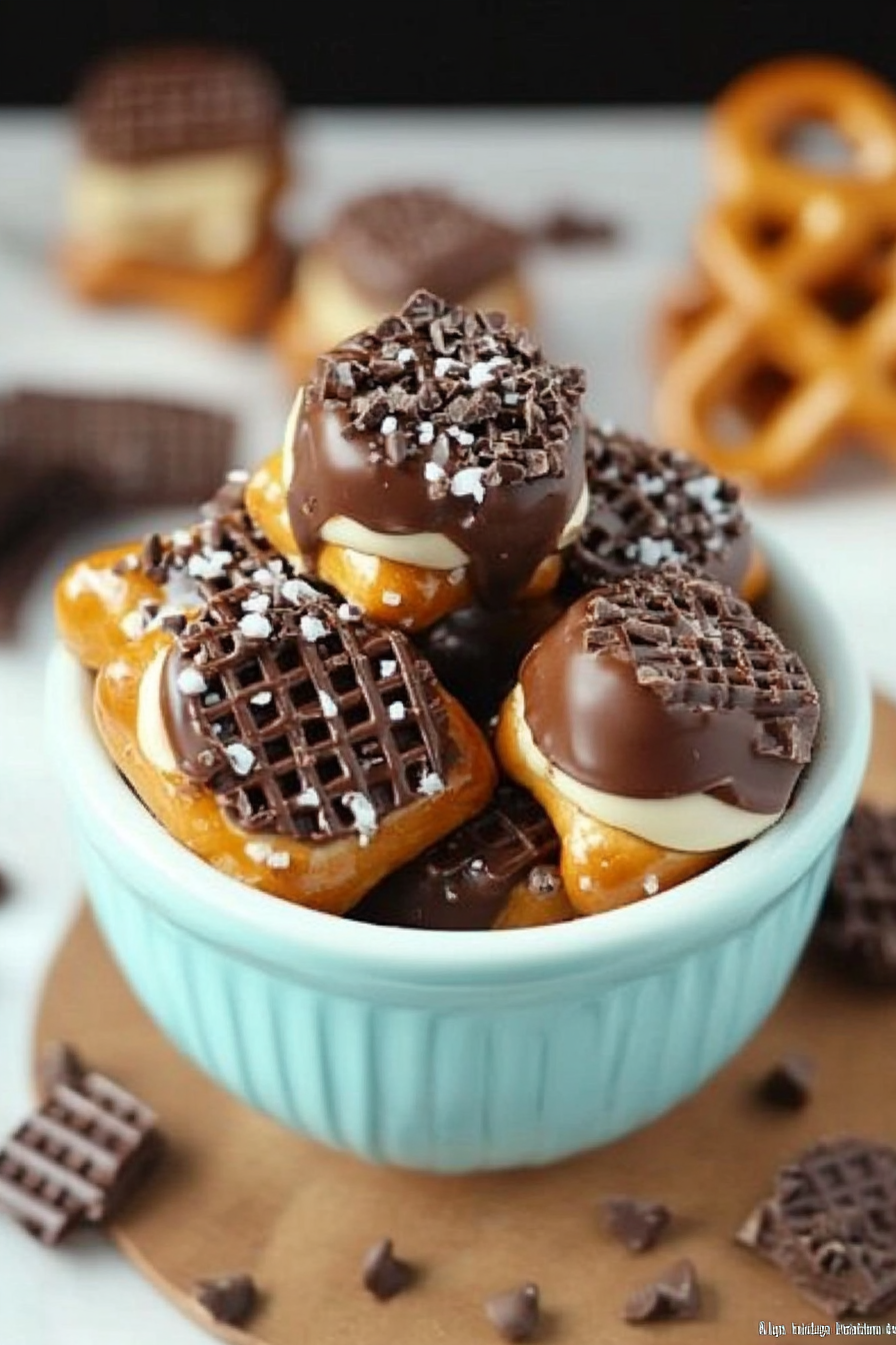 Chocolate Nutella Pretzel Bites Recipe