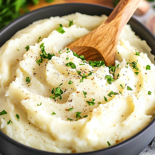 Chunky Garlic Mashed Potatoes Recipe