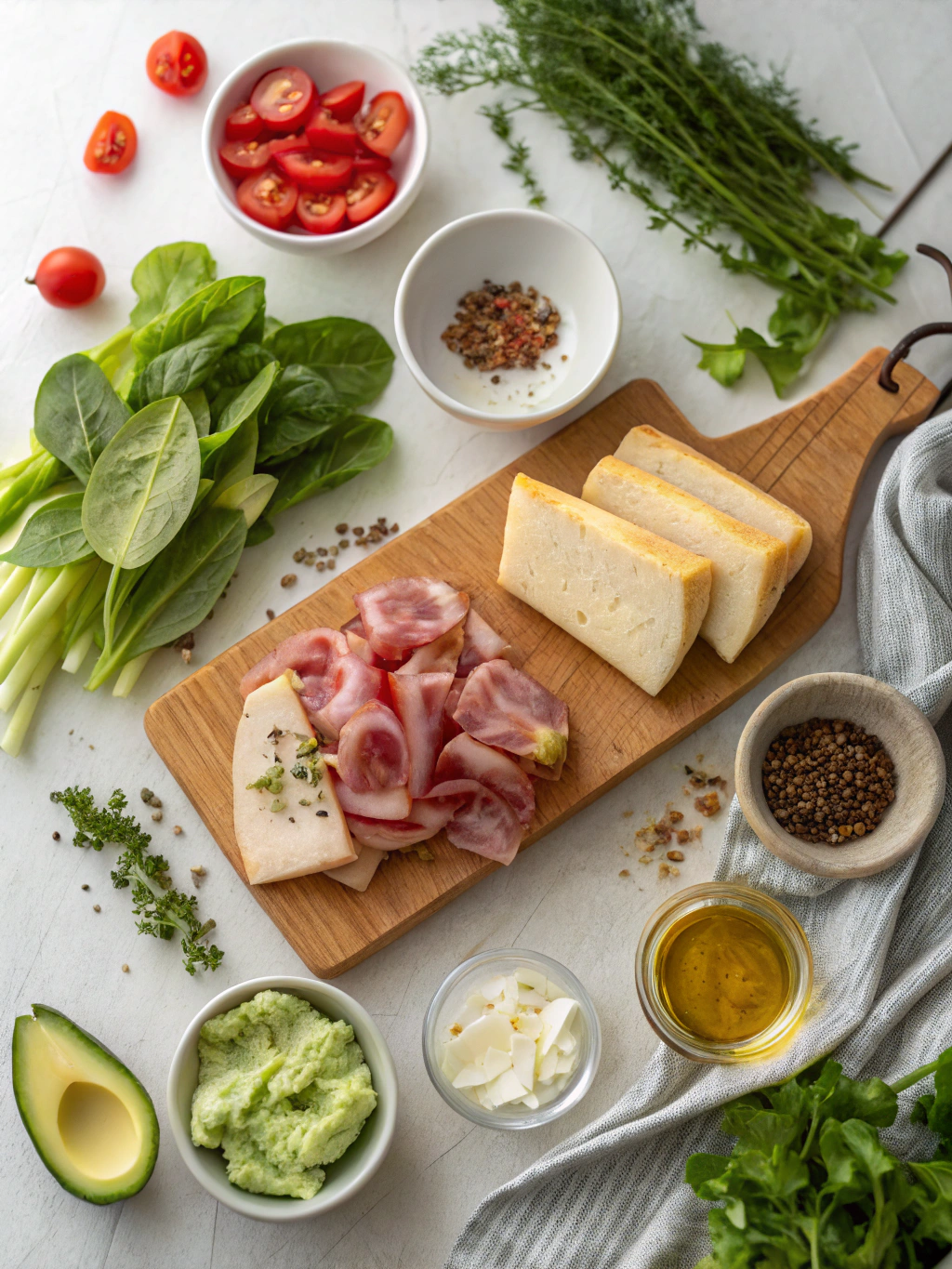 Classic Club Sandwich Recipe ingredients