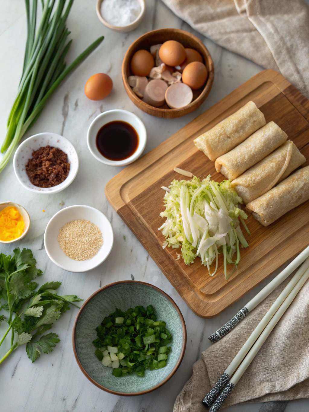 Classic Egg Rolls Recipe ingredients