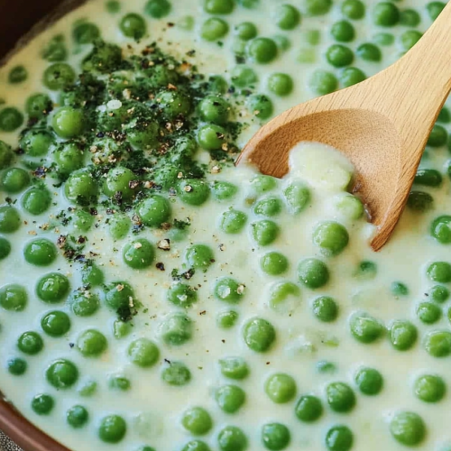 Creamed Peas and Pearl Onions Recipe