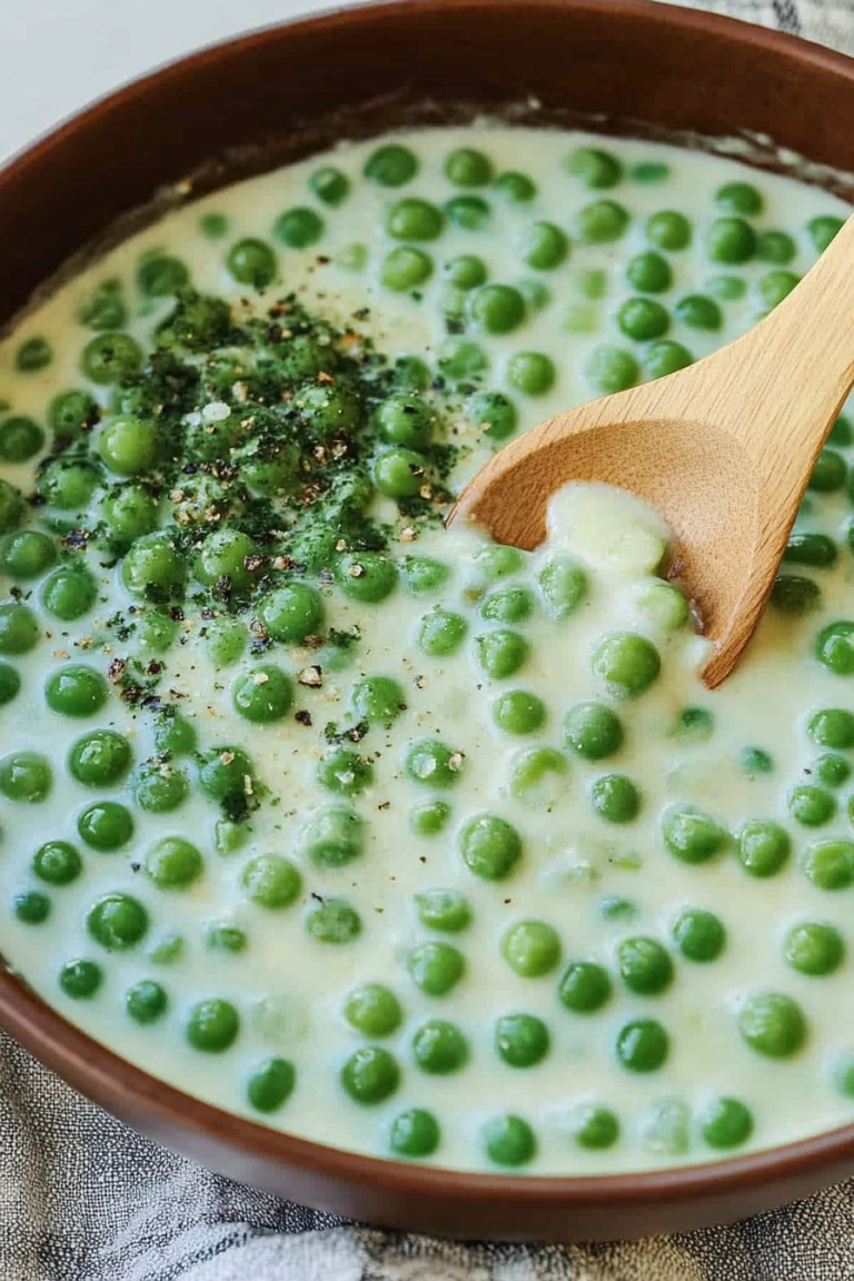 Creamed Peas and Pearl Onions Recipe