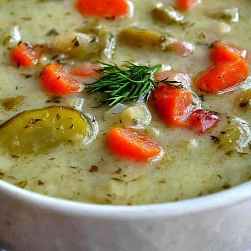 Creamy Dill Pickle Soup Recipe