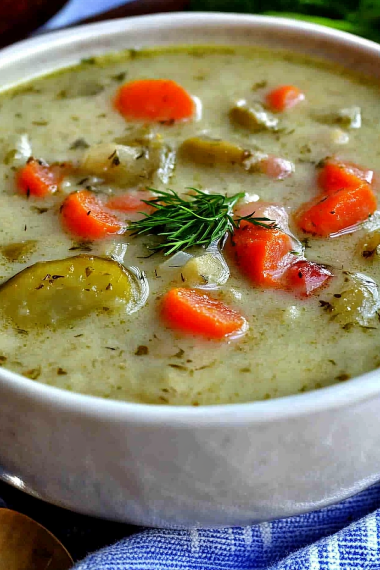 Creamy Dill Pickle Soup Recipe