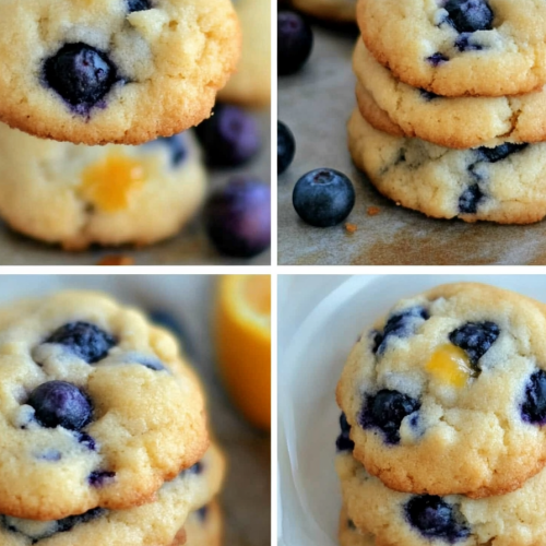 Delicious Blueberry Orange Cream Cheese Cookies Recipe