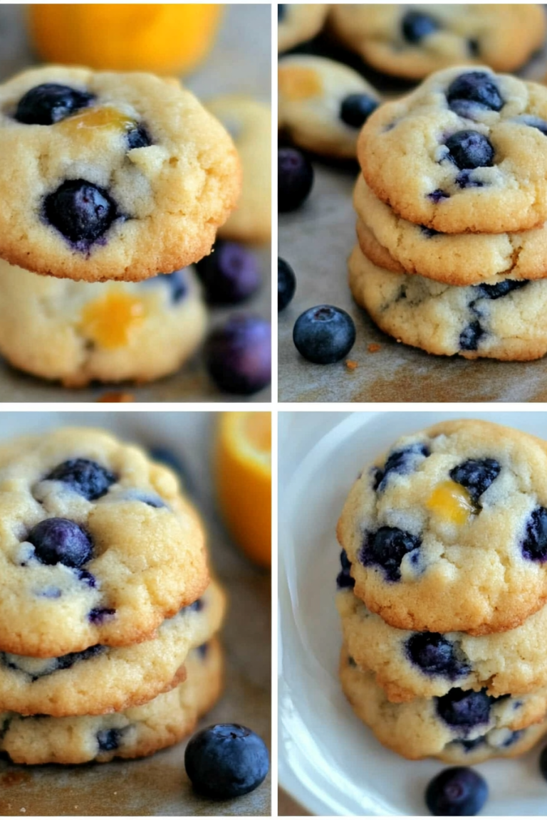 Delicious Blueberry Orange Cream Cheese Cookies Recipe