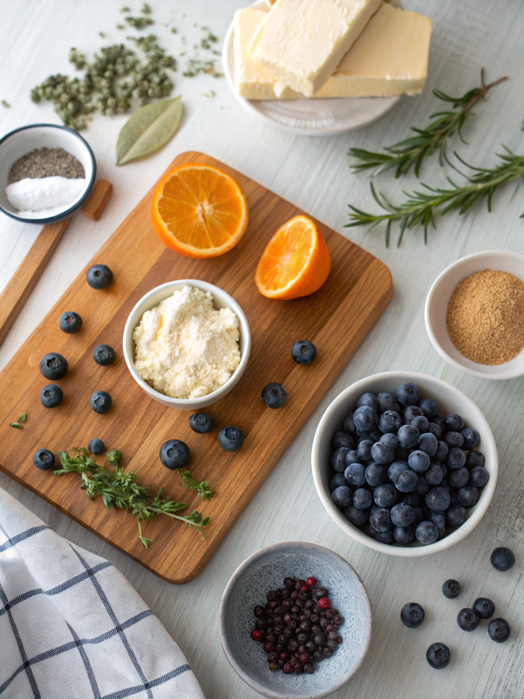 Delicious Blueberry Orange Cream Cheese Cookies Recipe ingredients