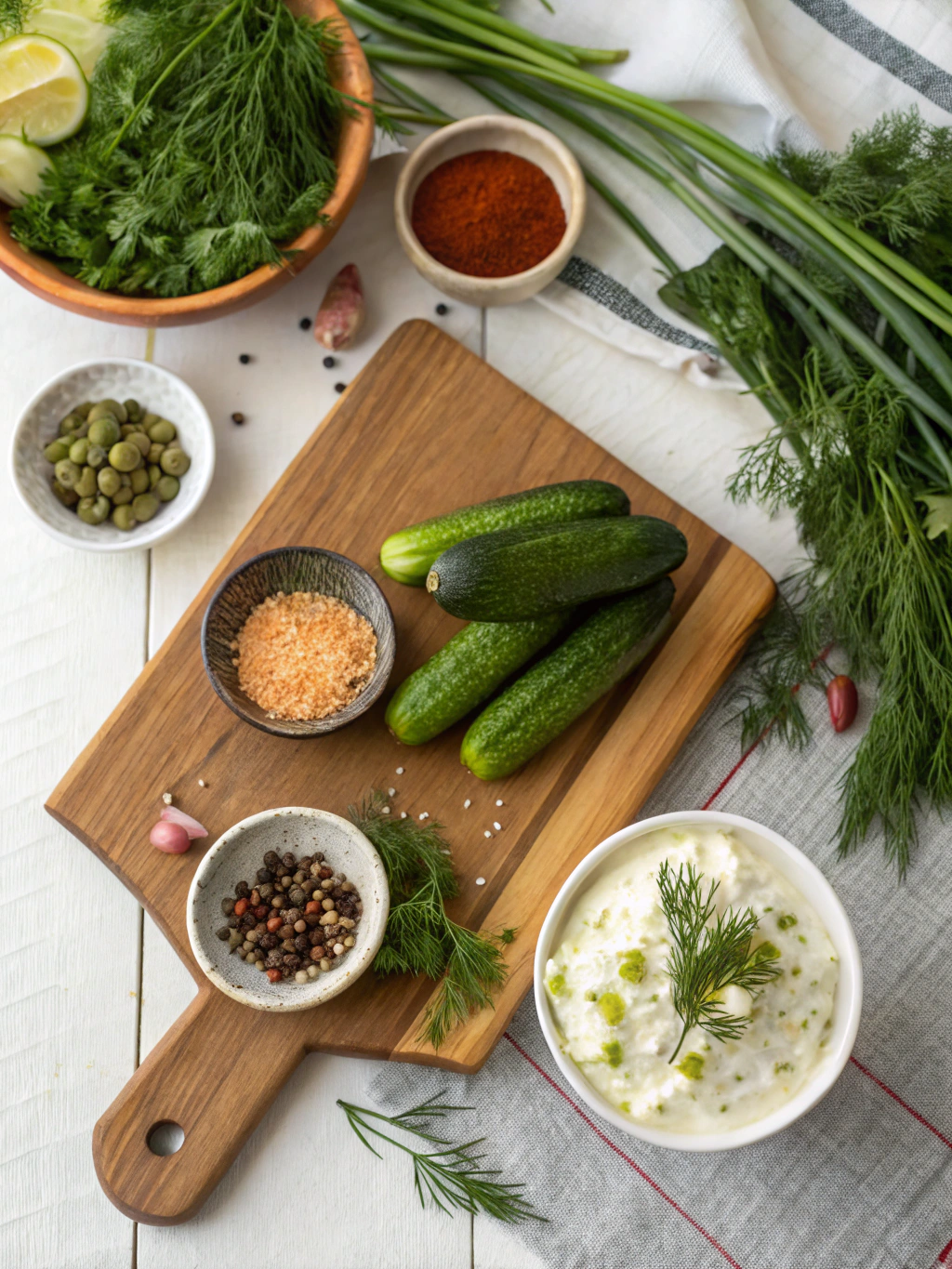 Delicious Dill Pickle Dip Recipe ingredients
