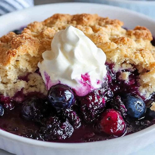 Delicious Homemade Blueberry Cobbler Recipe