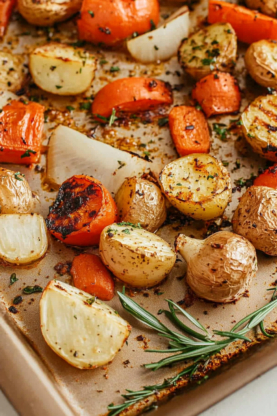 Delicious Oven-Roasted Vegetables Recipe Final Dish Presentation