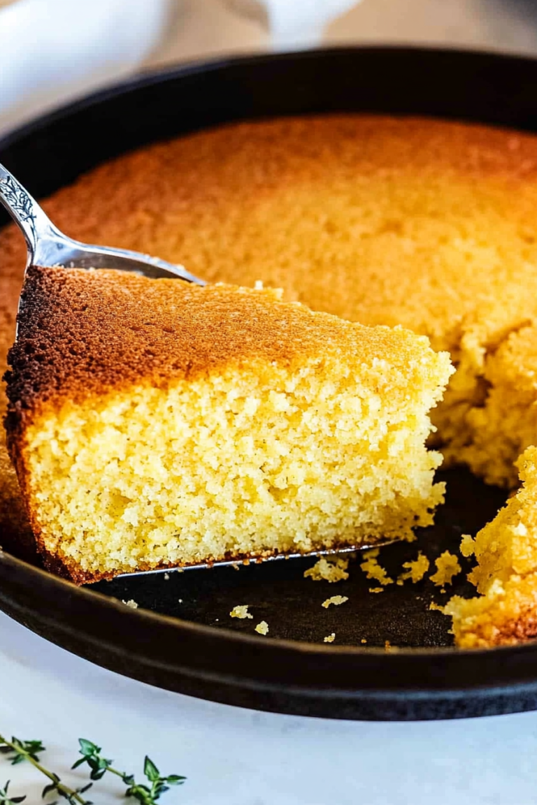 Delicious and Tender Sweet Cornbread Recipe