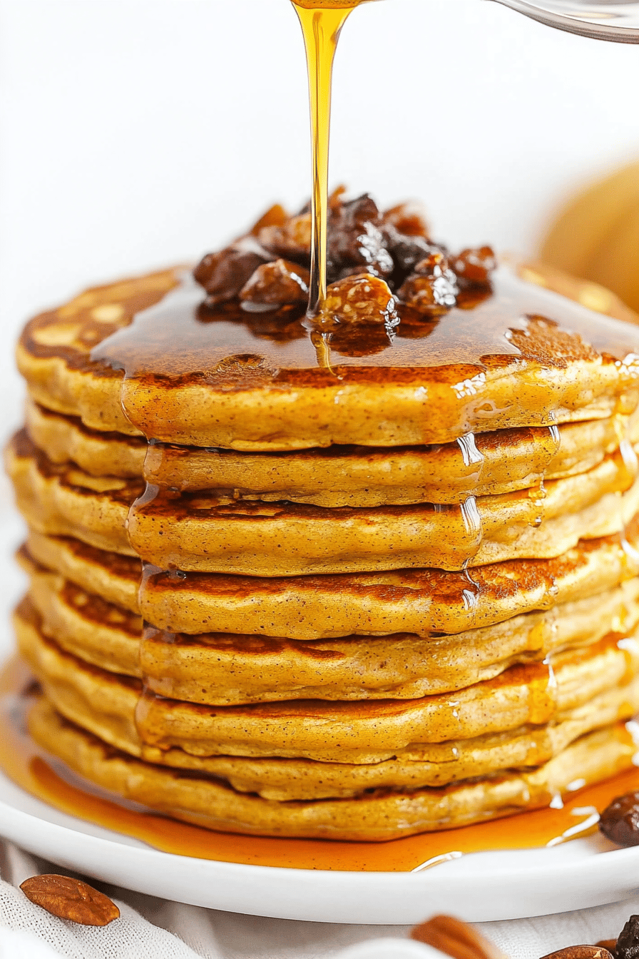 Deliciously Fluffy Pumpkin Pancakes Recipe Final Dish Presentation