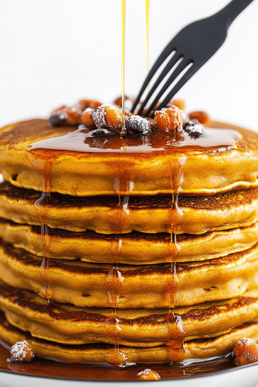 Deliciously Fluffy Pumpkin Pancakes Recipe ingredients
