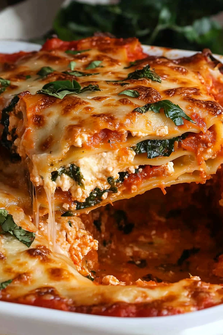 Deliciously Irresistible Vegetable Lasagna Recipe Final Dish Presentation
