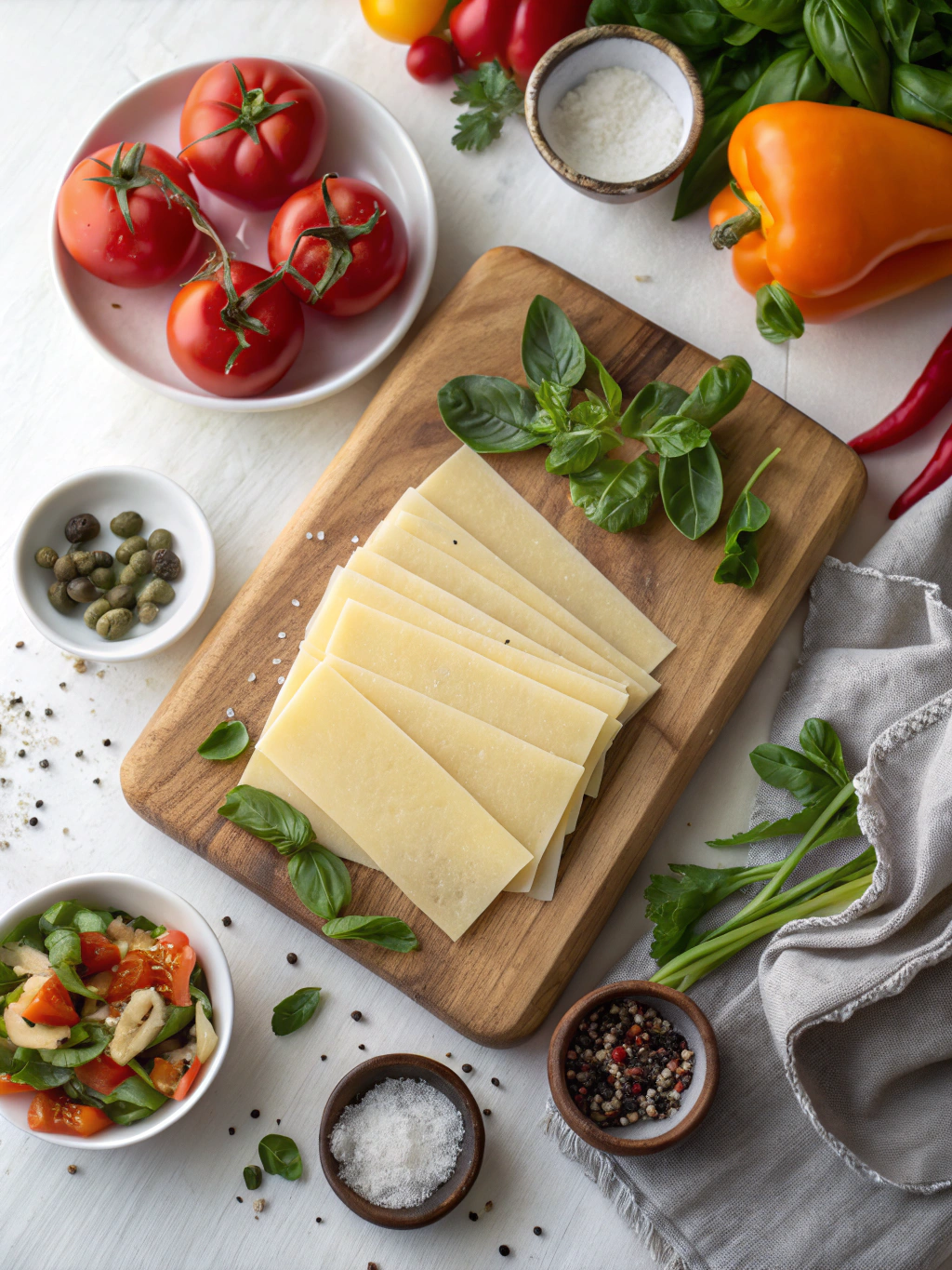 Deliciously Irresistible Vegetable Lasagna Recipe ingredients