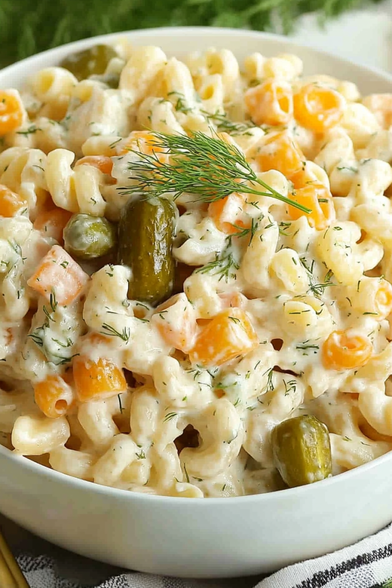 Dill Pickle Pasta Salad Recipe
