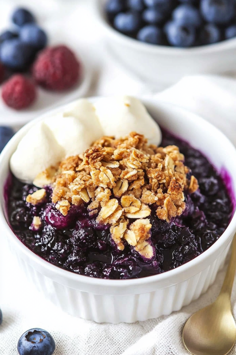 Easy Blueberry Crisp Recipe - A Quick and Delicious Dessert Idea
