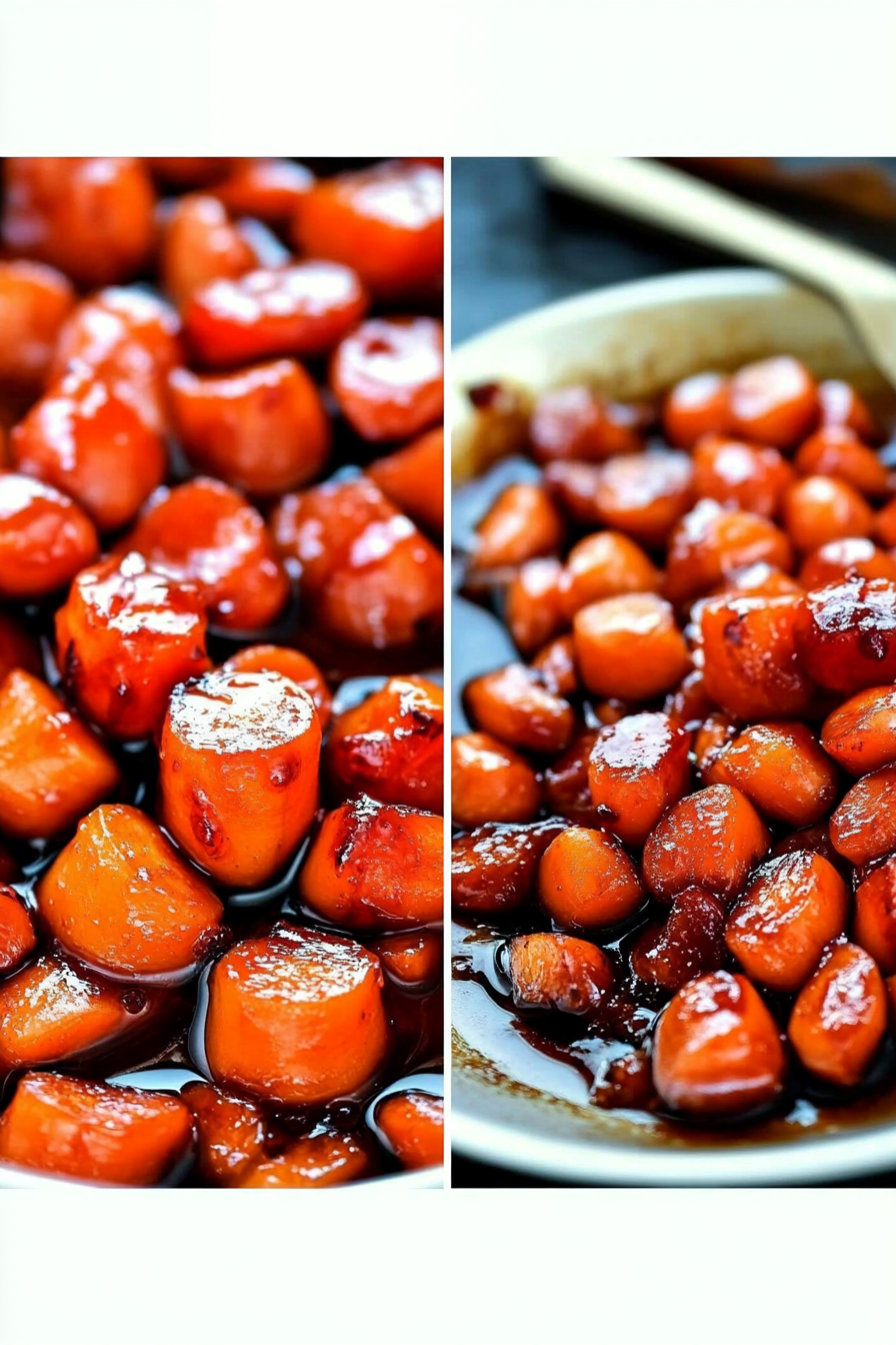 Easy Bourbon Glazed Carrots Recipe Final Dish Presentation