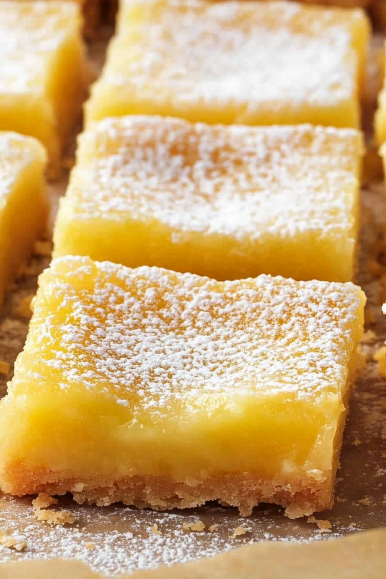 Easy Homemade Lemon Bars Recipe
