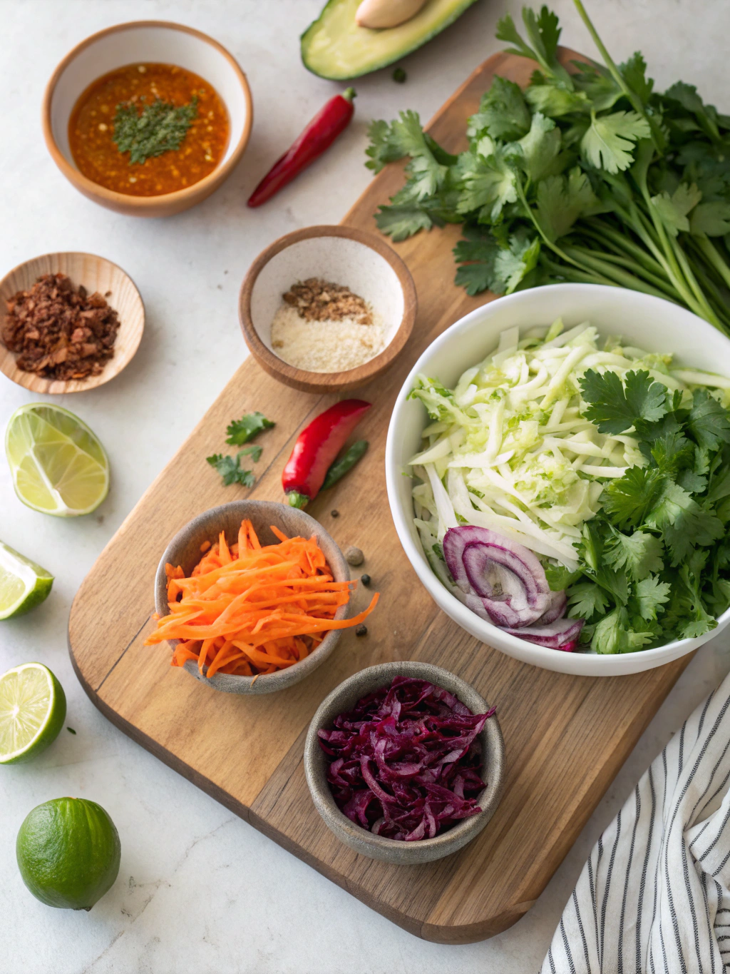 Easy Mexican Coleslaw Recipe ingredients