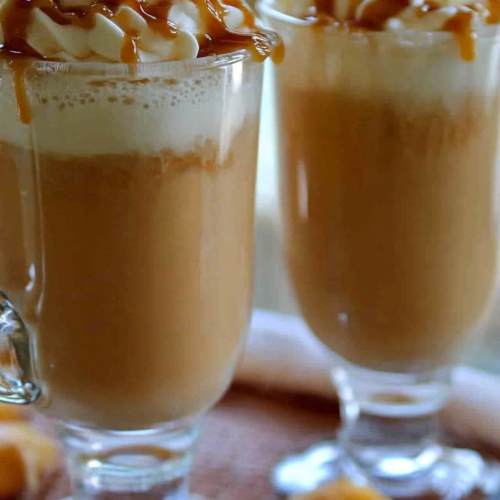 Five Minute Creamy Caramel Frappuccino Recipe