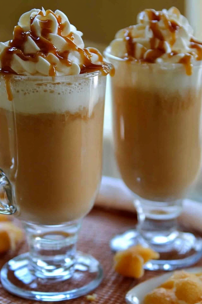 Five Minute Creamy Caramel Frappuccino Recipe